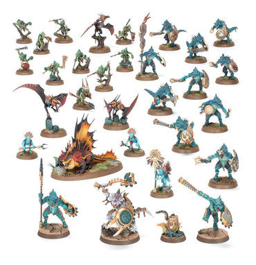 Warhammer, Age of Sigmar: Spearhead - Seraphon: Sunblooded Prowlers