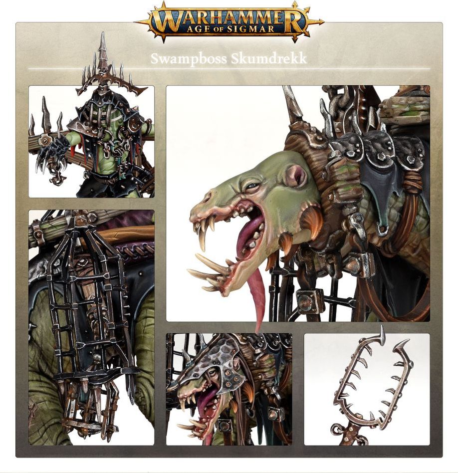 Warhammer, Age of Sigmar: Orruk Warclans - Swampboss Skumdrekk