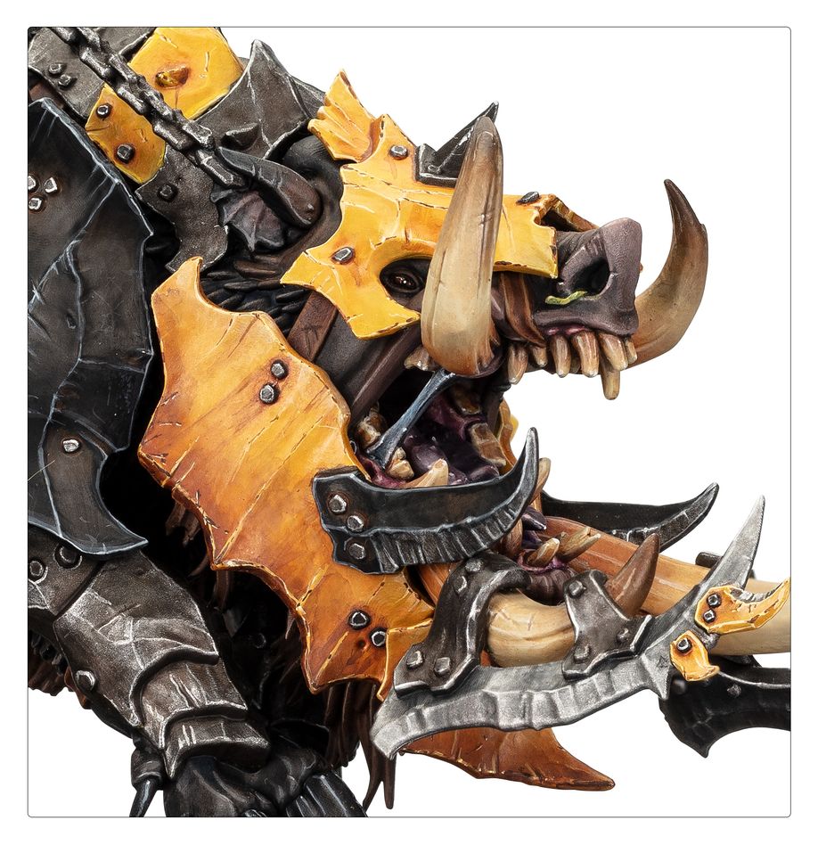 Warhammer Age of Sigmar: Orruk Warclans - Tuskboss On Maw-Grunta