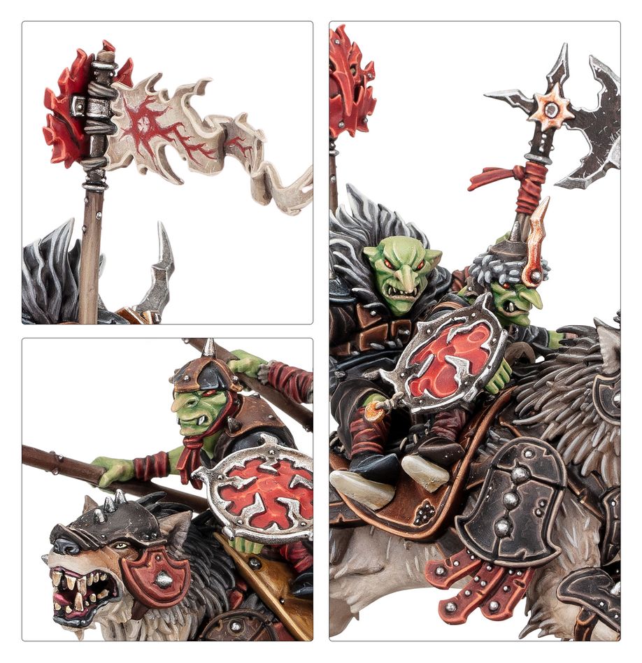 Warhammer, Age of Sigmar: Gloomspite Gitz - Snarlpack Calvalry