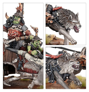 Warhammer, Age of Sigmar: Gloomspite Gitz - Snarlboss On War-Wheela