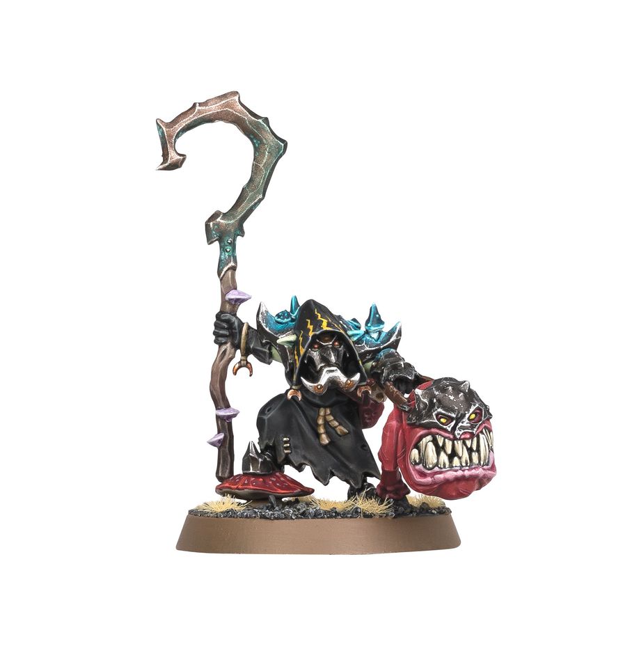 Warhammer Age of Sigmar: Gloomspite Gitz - Squigboss With Gnasha-Squig