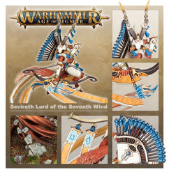 Warhammer Age of Sigmar: Lumineth Realmlords - Sevireth Lord Of Seven Winds