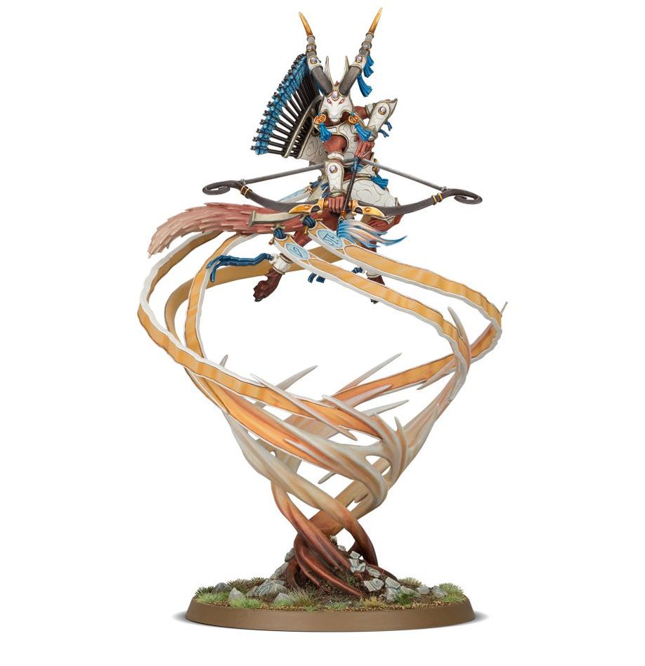 Warhammer Age of Sigmar: Lumineth Realmlords - Sevireth Lord Of Seven Winds