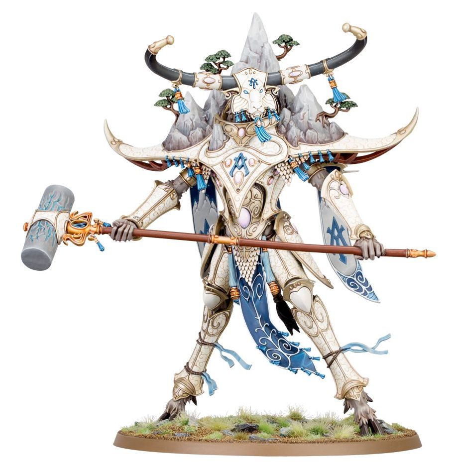 Warhammer, Age of Sigmar: Lumineth Realm-Lords - Avalenor, the Stoneheart King