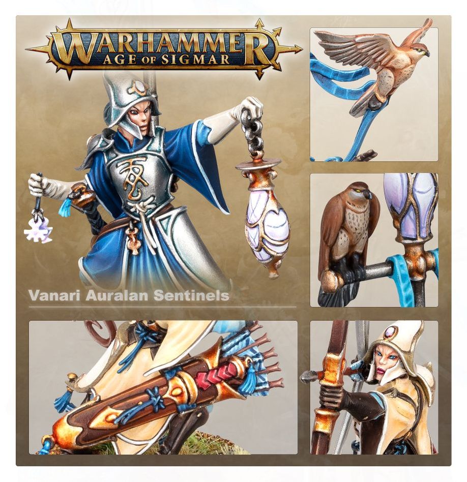 Warhammer, Age of Sigmar: Lumineth Realm-Lords - Vanari Auralan Sentinels