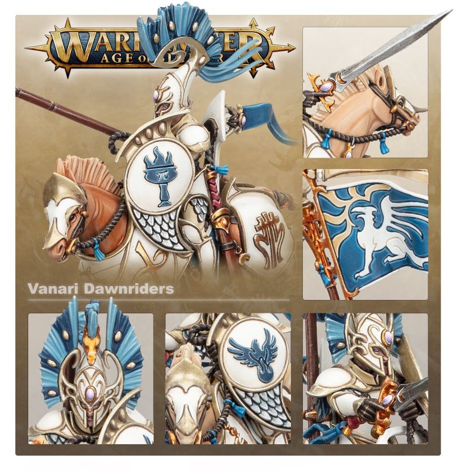 Warhammer, Age of Sigmar: Lumineth Realm-Lords - Vanari Dawnriders