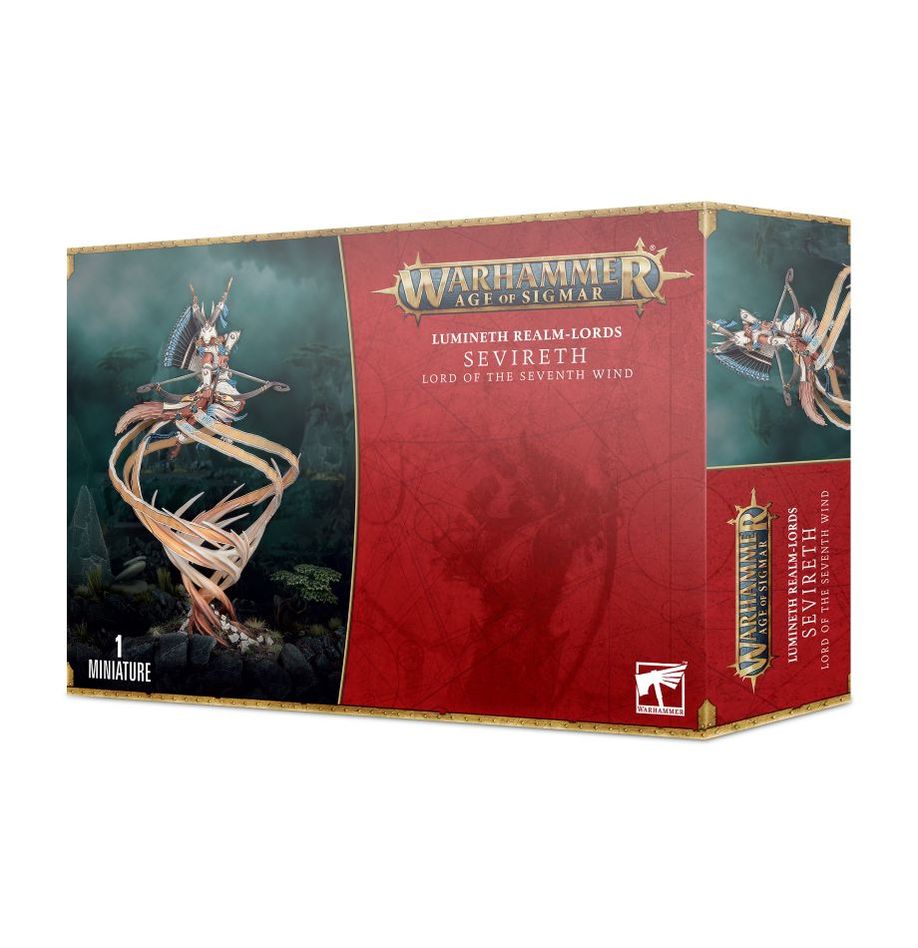 Warhammer Age of Sigmar: Lumineth Realmlords - Sevireth Lord Of Seven Winds