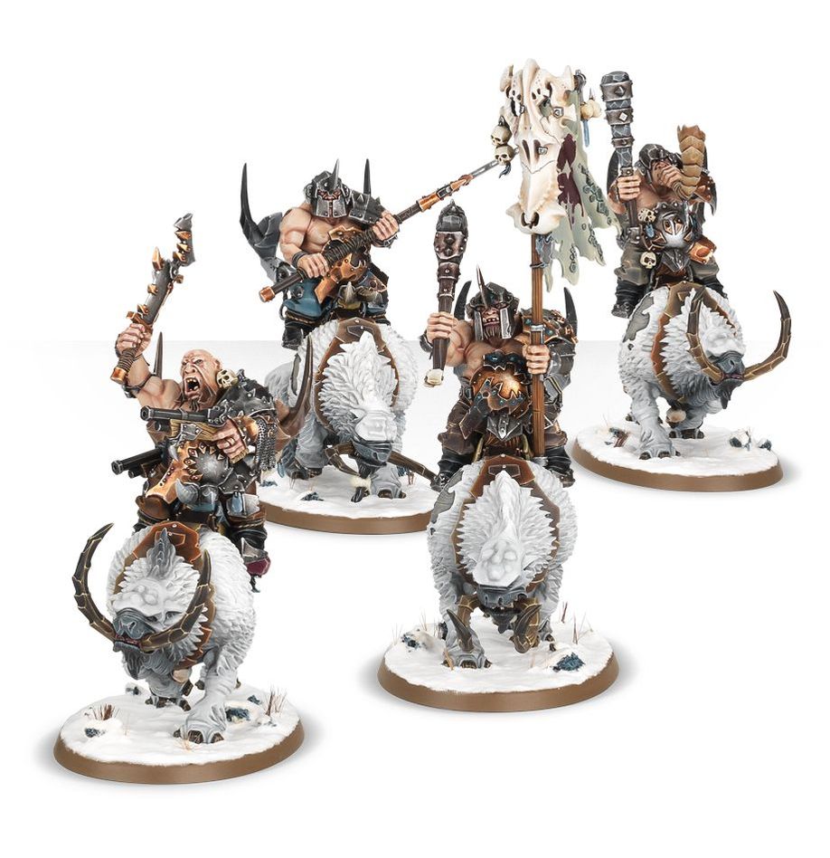 Warhammer Age of Sigmar: Ogor Mawtribes - Mournfang Pack