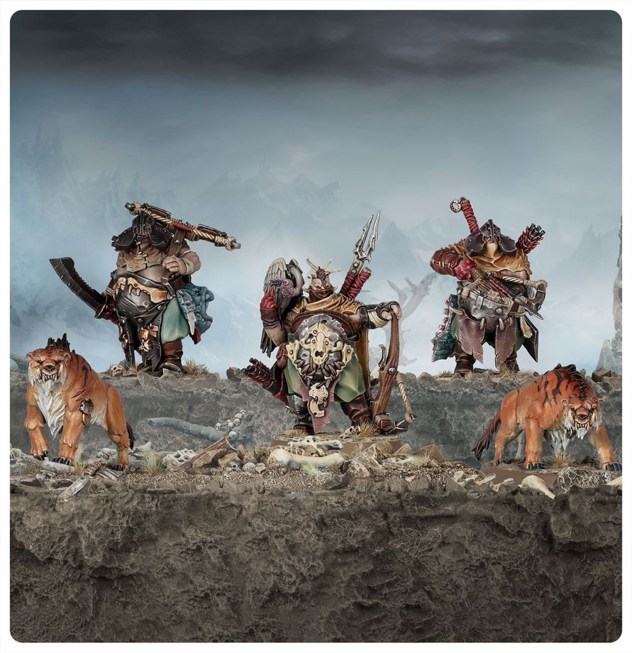 Warhammer Age Of Sigmar: Ogor Mawtribes - Hunters With Sabrefangs