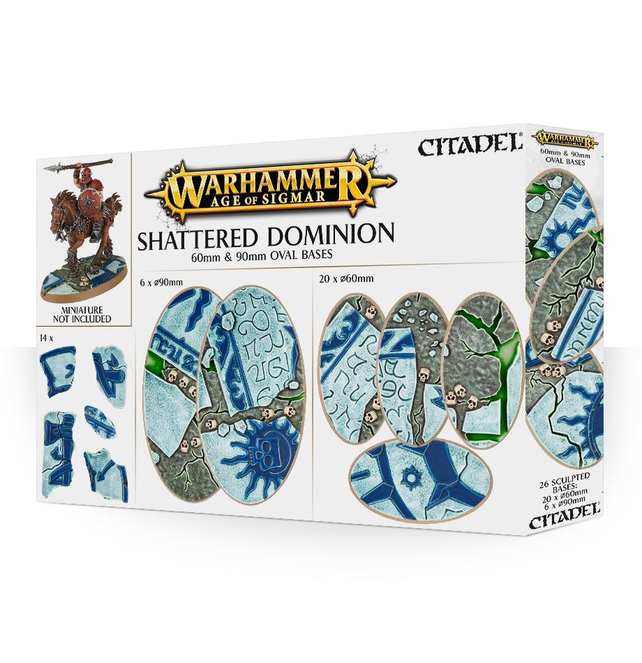 Warhammer Age of Sigmar: Shattered Dominion - 60 & 90mm Oval