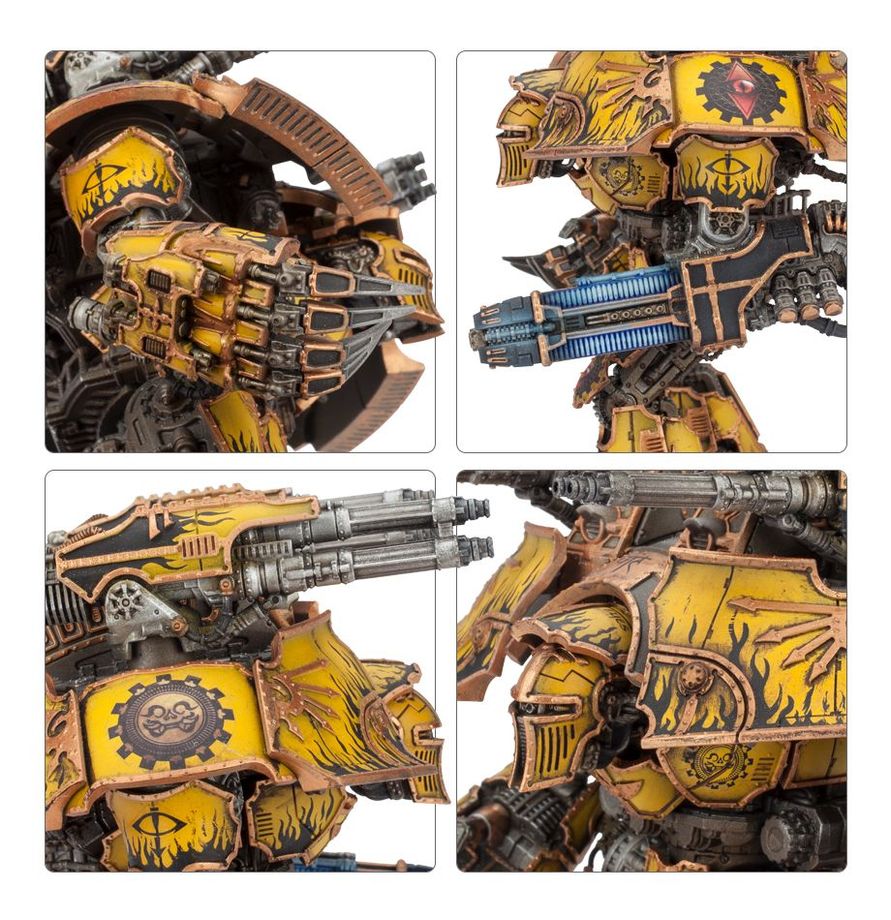 Warhammer The Horus Heresy: Legion Imperialis - Warlord Titan Weapons (Plasma Annihilators, Laser Blasters and Power Claw)(Online)
