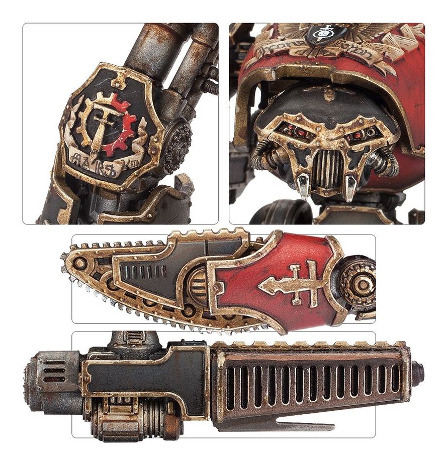 Warhammer The Horus Heresy: Legion Imperialis - Reaver Titan Weapons (Melta Cannon, Chainfist, Volcano Cannon and Turbo Laser)(Online)