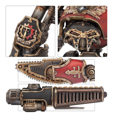 Warhammer The Horus Heresy: Legion Imperialis - Reaver Titan Weapons (Melta Cannon, Chainfist, Volcano Cannon and Turbo Laser)(Online)