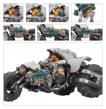 Necromunda: Ironhead Squat Svenotar Scout Bikes