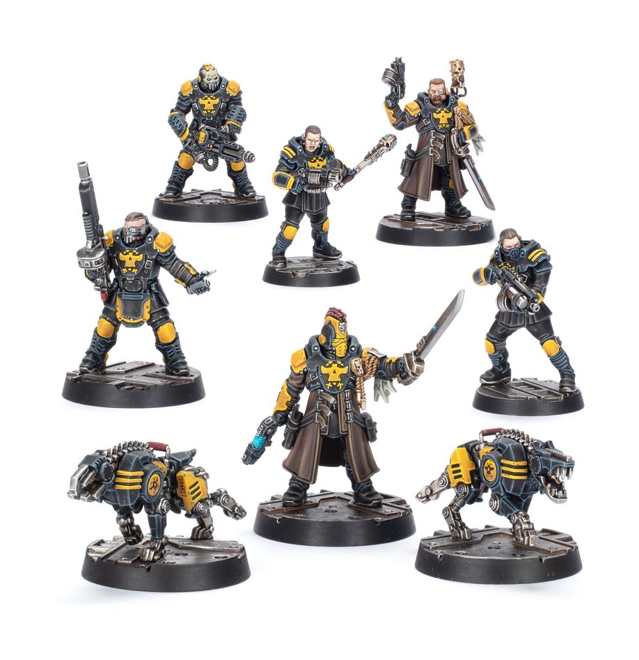 Necromunda: Palanite Enforcer Captains & Sergeants