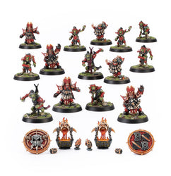 Blood Bowl - Chaos Dwarf Team - Zharr-Naggrund Ziggurats
