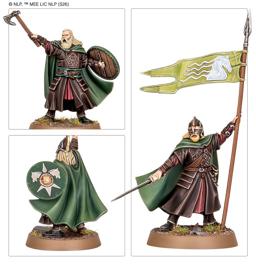 The Lord Of The Rings: Middle-Earth Strategy Battle Game - Warriors Of Rohan Commanders