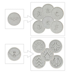 Warhammer The Horus Heresy Legion Imperialis: Order Tokens And Objective Markers