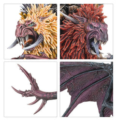 Warhammer The Old World: Warriors of Chaos - Chaos Lord on Manticore