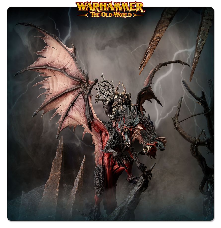 Warhammer The Old World: Warriors Of Chaos - Lord On Chaos Dragon