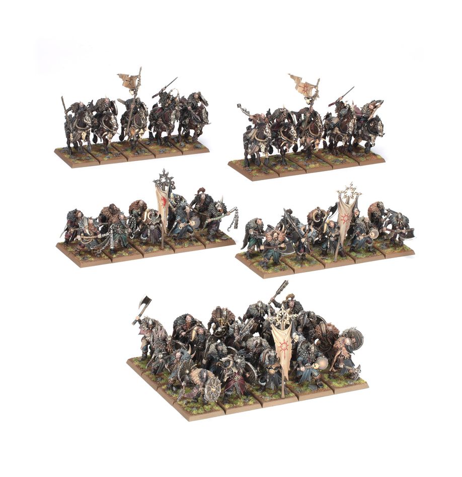 Warhammer The Old World: Warriors Of Chaos - Chaos Marauders Army Reinforcement Set