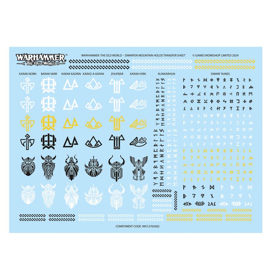 Warhammer, The Old World: Dwarfen Mountain Holds Dwarf Warriors