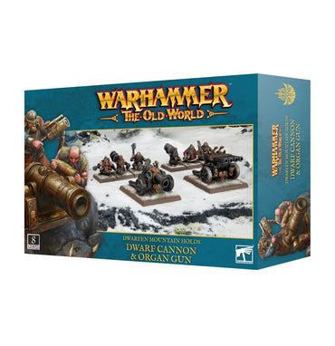 Warhammer, The Old World: Dwarfen Mountain Holds - Dwarf Cannon & Organ Gun