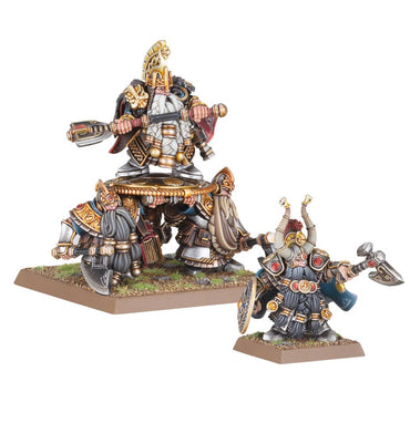 Warhammer, The Old World: Dwarfen Mountain Holds Dwarf Lords with Shieldbearers