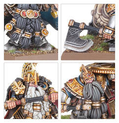 Warhammer, The Old World: Dwarfen Mountain Holds Dwarf Lords with Shieldbearers