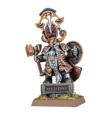 Warhammer, The Old World: Dwarfen Mountain Holds - Dwarf King with Oathstone