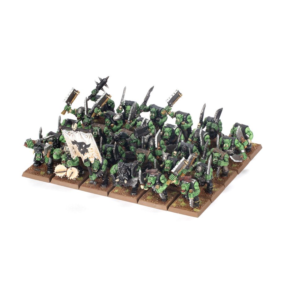 Warhammer The Old World: Orc & Goblin Tribes - Orc Boyz Mob