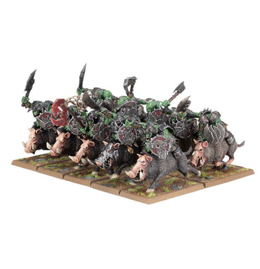 Warhammer The Old World: Orc & Goblin Tribes - Orc Boar Boyz Mob