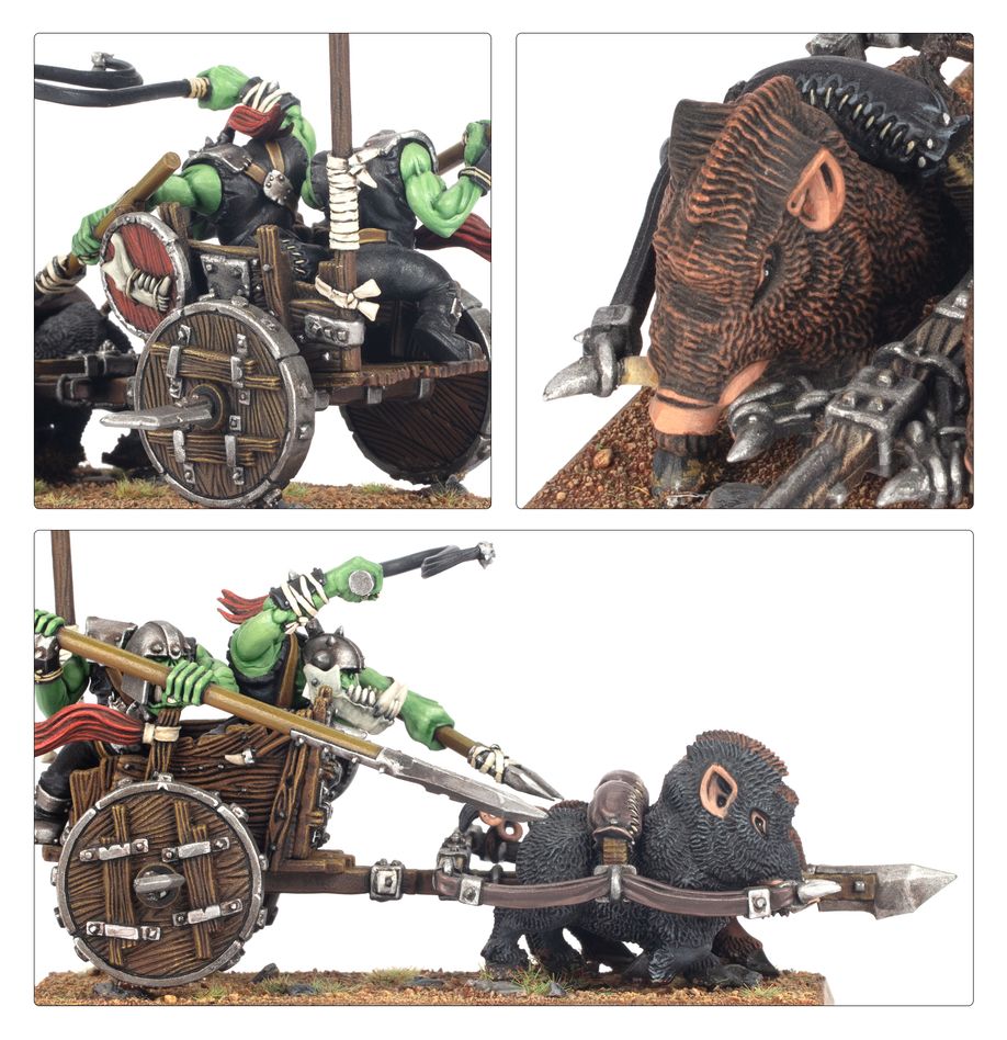 Warhammer The Old World: Orc & Goblin Tribes - Orc Boar Chariots