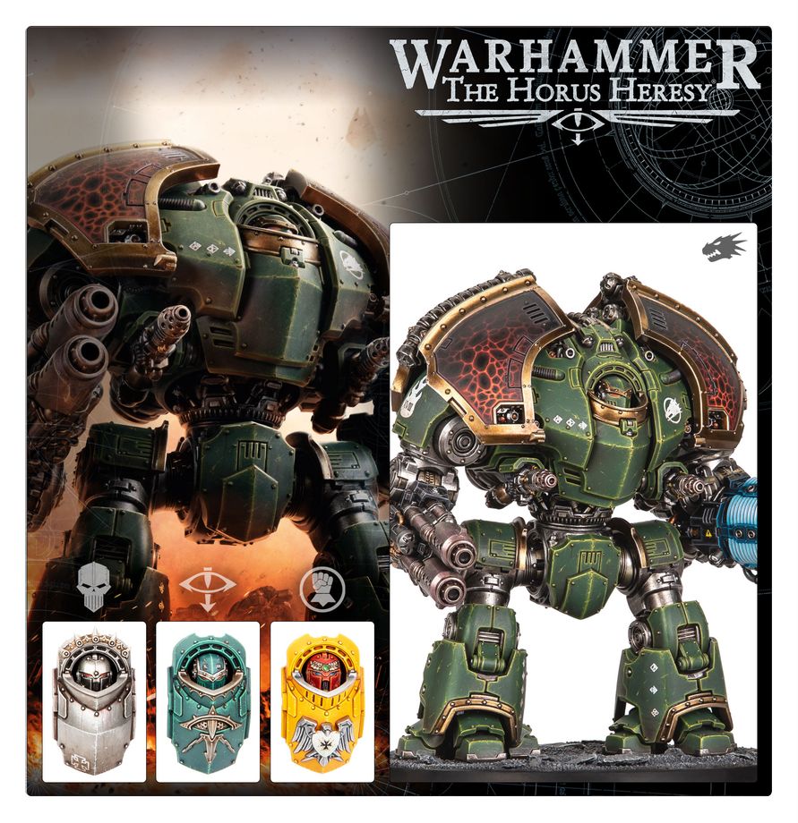 Warhammer Horus Heresy: Legion Astartes - Saturnine Siege Dreadnought Chiron Configuration (Online)