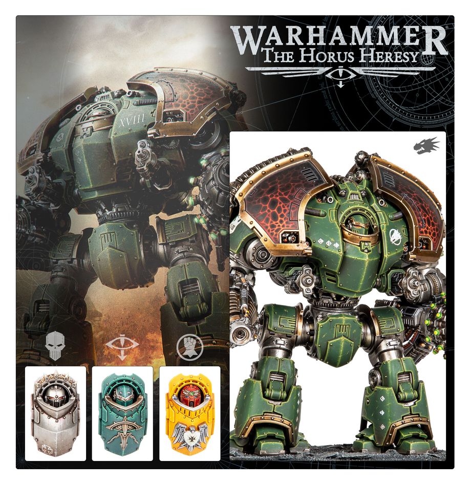 Warhammer The Horus Heresy: Legiones Astartes - Saturnine Siege Dreadnought (Ophion Configuration)