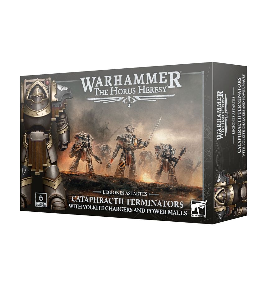 Warhammer The Horus Heresy: Legiones Astartes - Cataphractii Terminators with Volkite Chargers andPower Mauls and