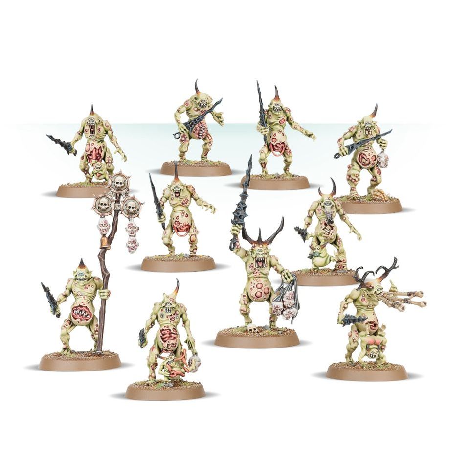 Warhammer Age of Sigmar: Maggotkin Of Nurgle - Plaguebearers