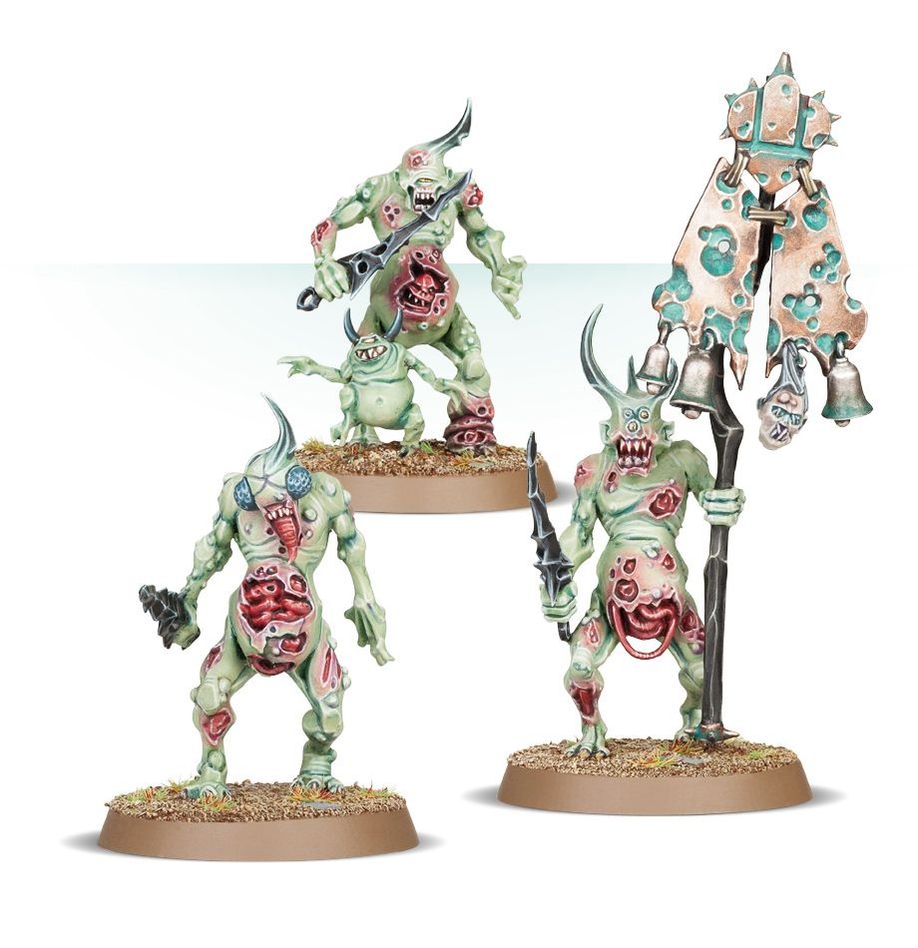 Warhammer Age of Sigmar: Maggotkin Of Nurgle - Plaguebearers