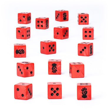Warhammer 40K: Chaos Space Marines - Red Corsairs Dice