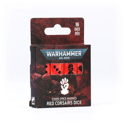 Warhammer 40K: Chaos Space Marines - Red Corsairs Dice