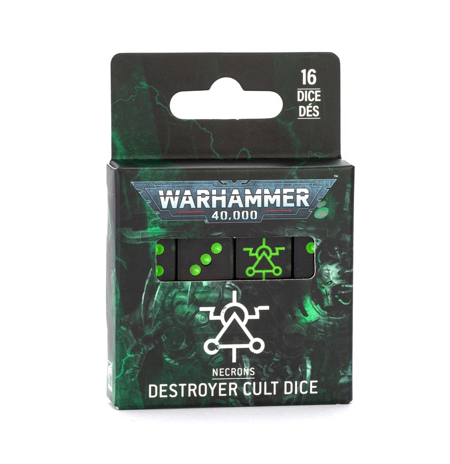 Warhammer 40K: Necrons - Destroyer Cult Dice