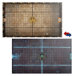 Blood Bowl: Tomb Kings -  Double-Sided Team Pitch & Dugouts