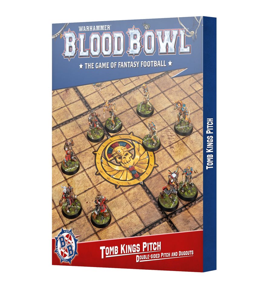 Blood Bowl: Tomb Kings -  Double-Sided Team Pitch & Dugouts
