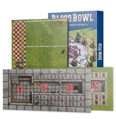 Blood Bowl: Sevens Pitch - Double-Sided Pitch and Dugouts for Blood Bowl Sevens