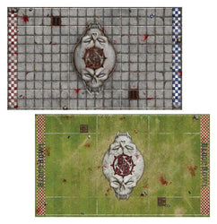 Blood Bowl: Sevens Pitch - Double-Sided Pitch and Dugouts for Blood Bowl Sevens