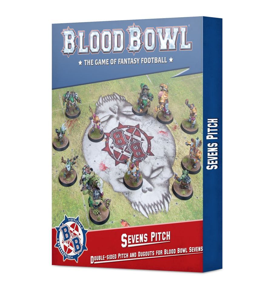 Blood Bowl: Sevens Pitch - Double-Sided Pitch and Dugouts for Blood Bowl Sevens