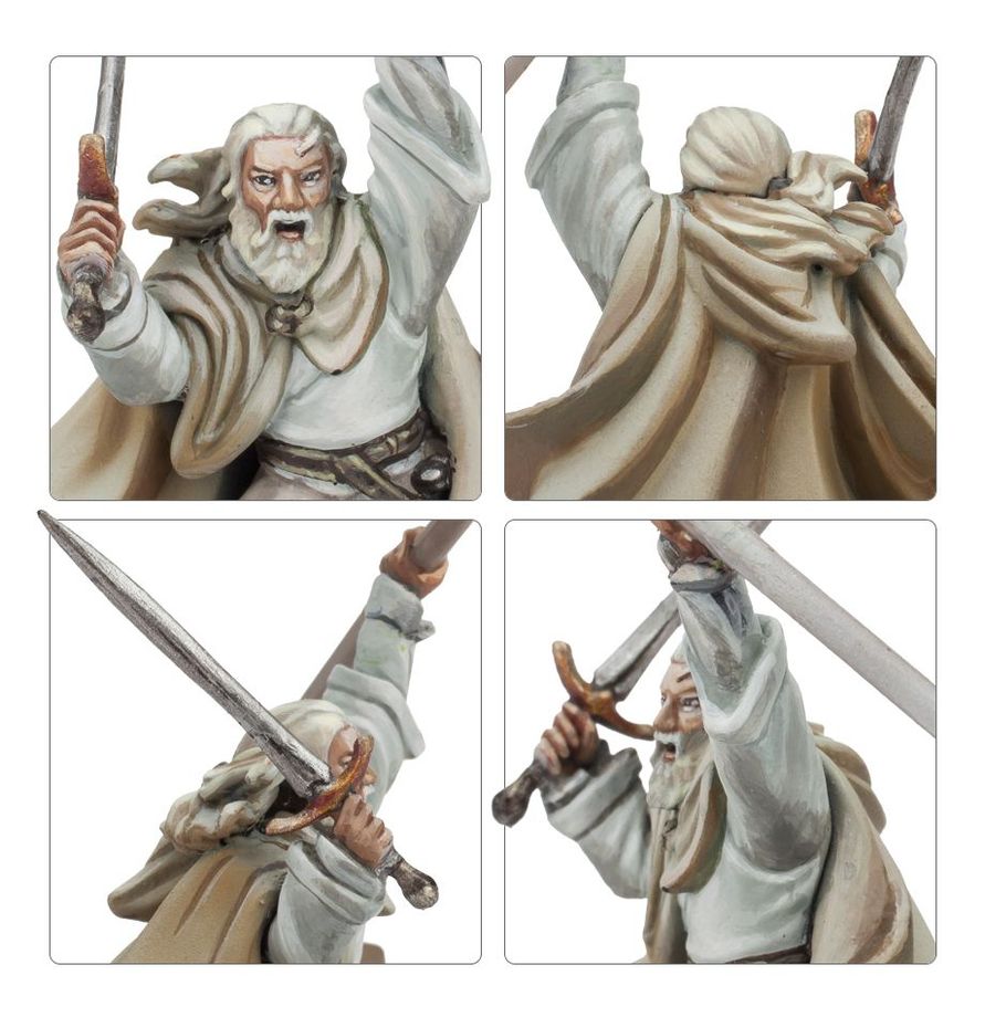 The Lord Of The Rings Middle-Earth - Gandalf The White & Peregrin Took