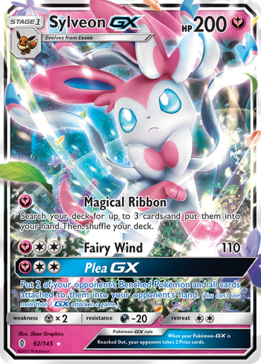 Sylveon GX (92/145) [Sun & Moon: Guardians Rising]