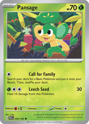 Pansage (004/182) [Scarlet & Violet: Paradox Rift]